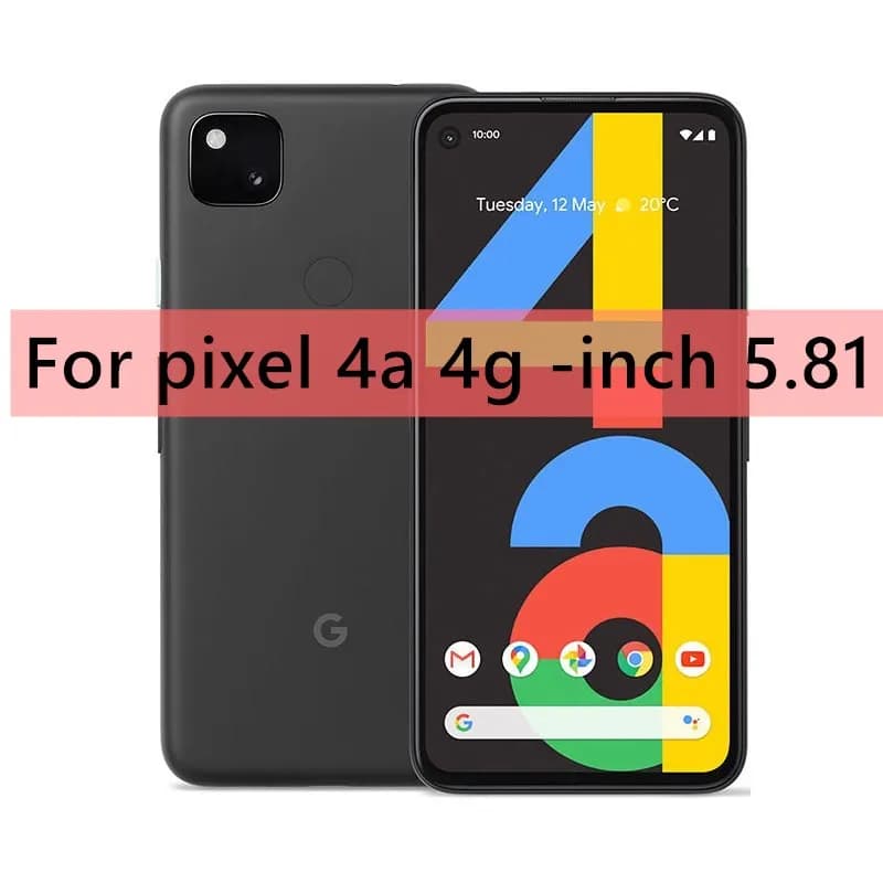 Verre à colle complète pour Google Pixel 4A protecteur d'écran pour Pixel 4A 5 6A Film de protection