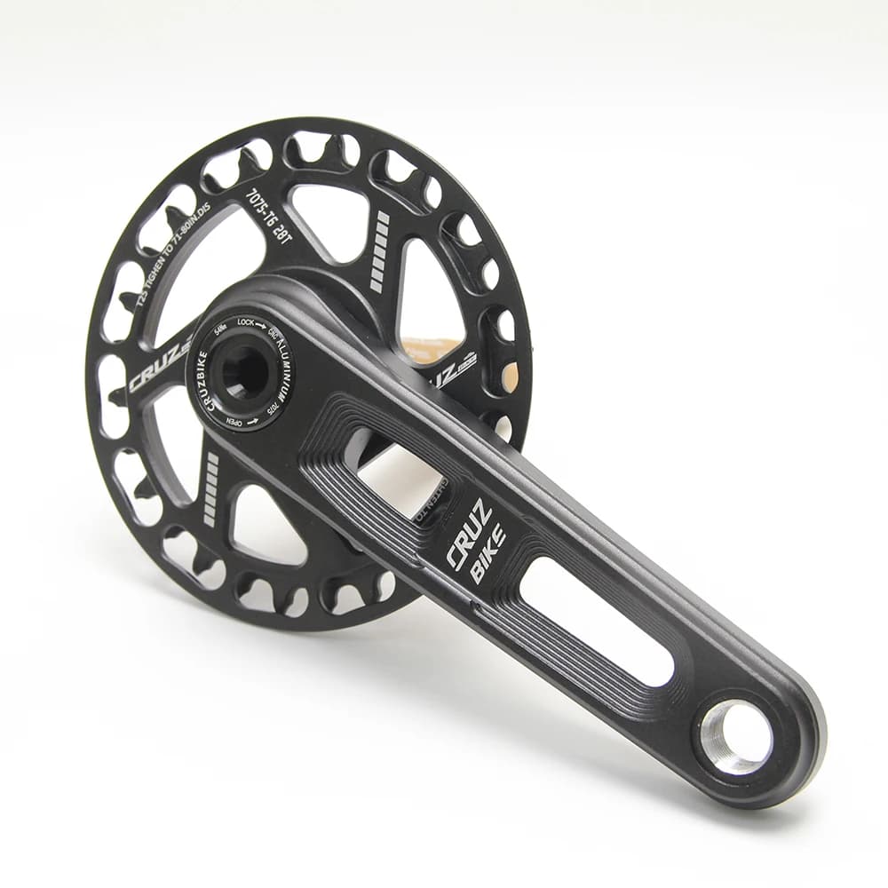 CRMERCEDES-Pédalier de vélo pliant ultraléger pour enfants, manivelle de module creux, pièces de vél