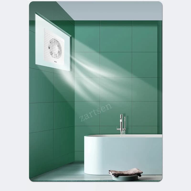 Ventilateur flacon silencieux pour toilettes, ventilateur flacon mural, ventilation pour la maison, 