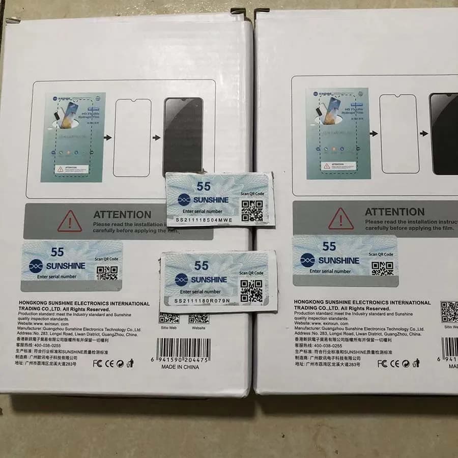 10 Sunshine SS-057H Code QR Original pour Envoi d'Image, Recharge et Temps de Découpe pour Traceur S