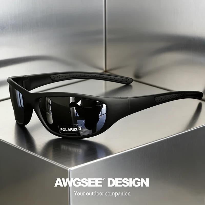 Lunettes de soleil de sport polarisées pour hommes et femmes, verres TAC de course, de pêche, Anti-é