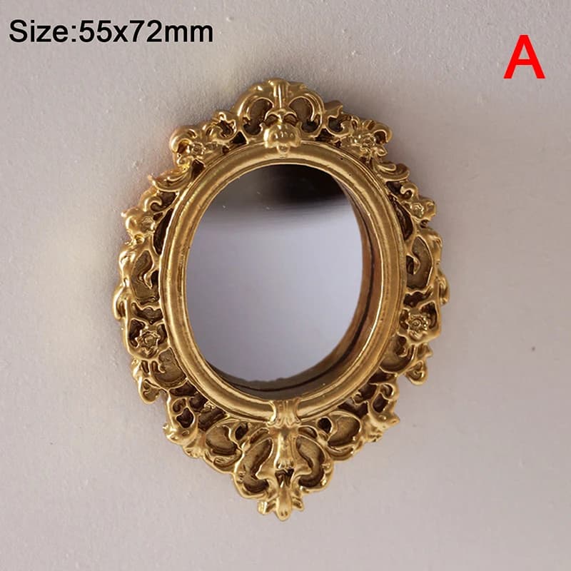 Cadres de photo de style européen pour décor de maison de courses, miroir rétro, meubles d'ornement 