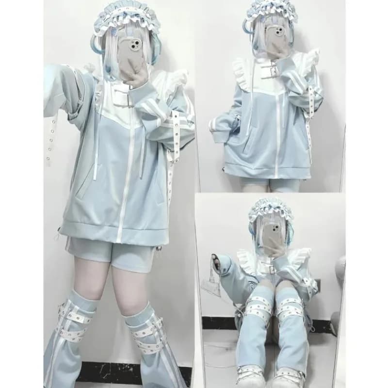 vêtements d'extérieur，pull hiver femme，stitch disney Sweats à capuche patchwork Stitch pour femmes, 