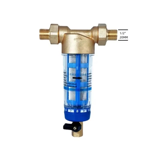 Système de Préfiltration pour Toute la Maison Waternoble Pure Water, Filtre à Sédiments Rotatif Réut