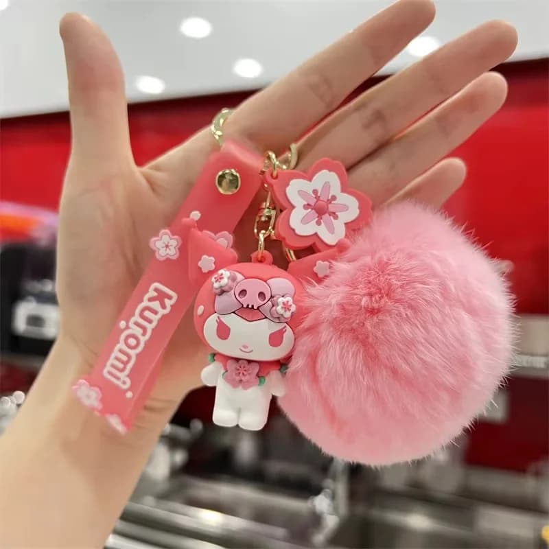 Sanrio Hello Kitty sac pendentif porte-clés dessin animé Kuromi cannelle mélodie peluche poupée sac 