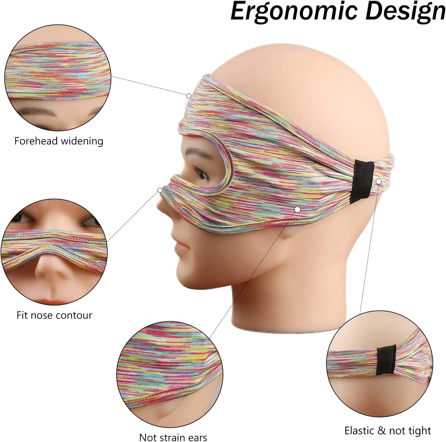 Pour Oculus Quest 2 accessoires VR masque couverture respirant bandeau de sueur casque de réalité vi