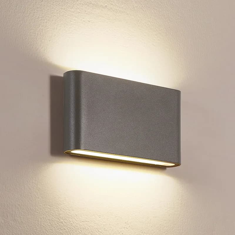 Applique murale nordique en aluminium, Style moderne, éclairage d'intérieur étanche IP65, éclairage 