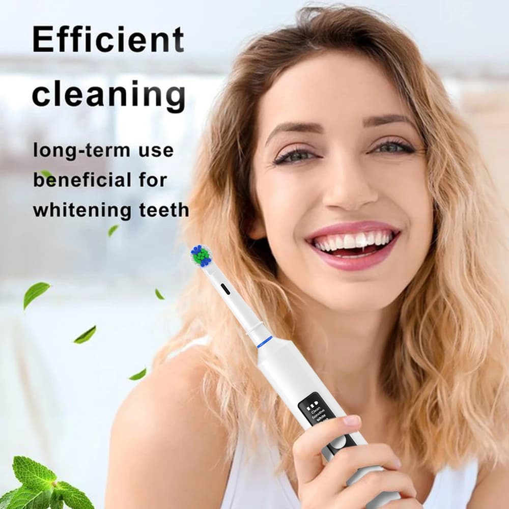 Brosse à dents électrique à chargement sans fil intelligent, 4 Modes de brosses à dents électriques 