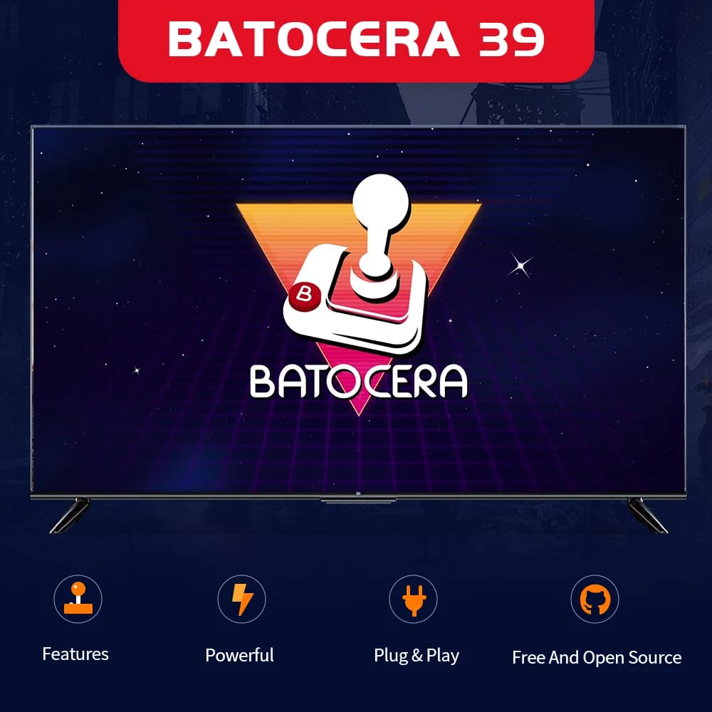 Carte de jeu Batocera 39 OS TF, 1 to, pour Steam Deck/Windows PC/MAC/Console de jeu portable avec pl