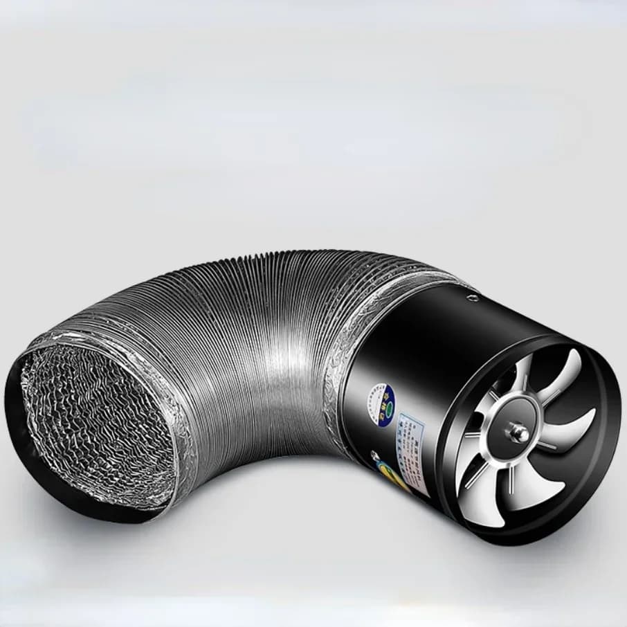 4''6''8'' tuyau ventilateur d'échappement ventilateur d'air tuyau métallique Ventilation ventilateur