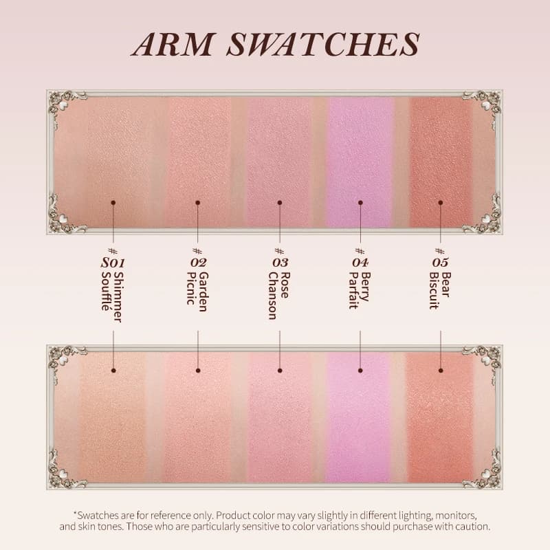 [NOUVEAU]Flower Knows The Sweetie Bear Collection Blush en satin de soie