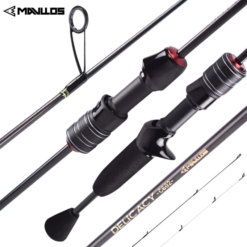 Mavllos Delicacy BFS canne à pêche avec pointe UL solide leurre 0.6-8g/0.8-10g canne à pêche à la ca