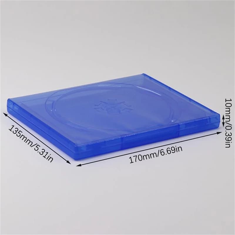 ( ❤️ )1 étui de rangement rigide pour CD/DVD – Boîte de protection pour disques de jeux, disques de 