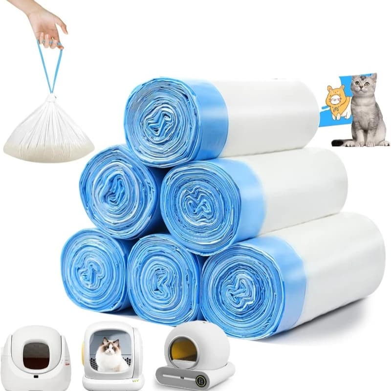 Doublures de boîte à litière automatique pour chat, extra-optique, MeoWant, Catexhaus, Tonepie Toile