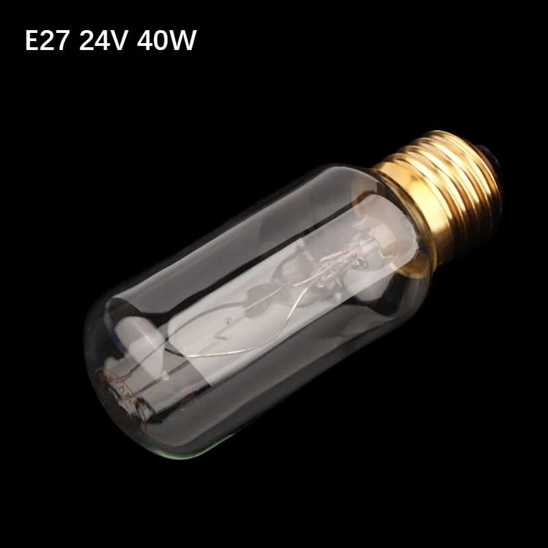 Ampoule tubulaire à visser E27, 24V 220V 40W 60W, Ampoule à Filament incandescente, lampe d'éclairag