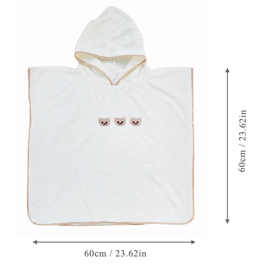 Serviette de bain à capuche en velours de corail doux pour bébé, peignoir pour enfant, mignon, Anima