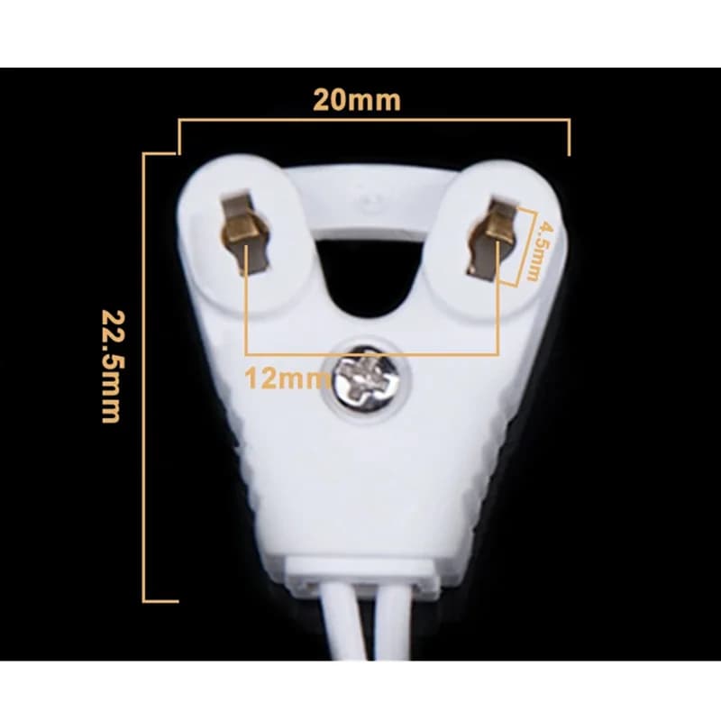 Support de câble de douille de lampes de ligne de boîte à lumière portable, fil de base de lumières,