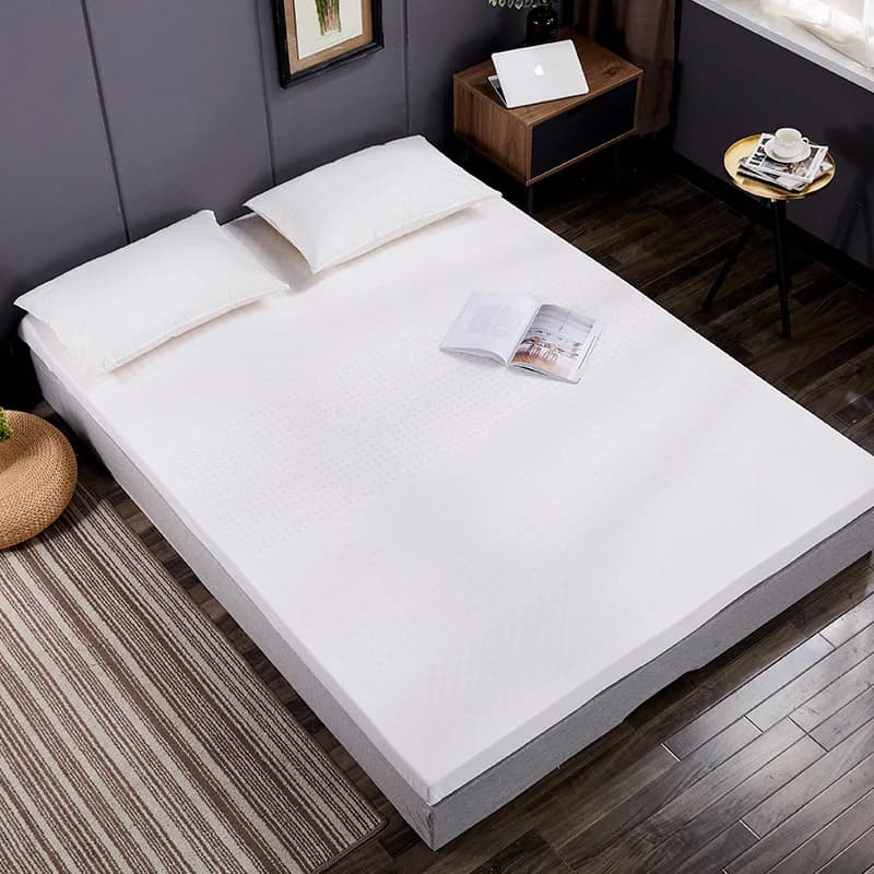 Matelas en latex naturel thaïlandais avec housse, 100% caoutchouc pur, lit de 1.8m, 1.5m d'épaisseur