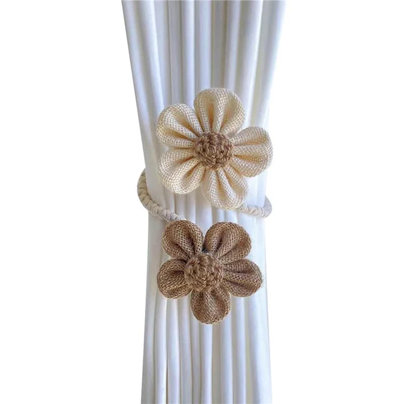 Attaches de rideau à fleurs, cordons de maintien, boucles, clips, accessoires, tiges, accessoires, c