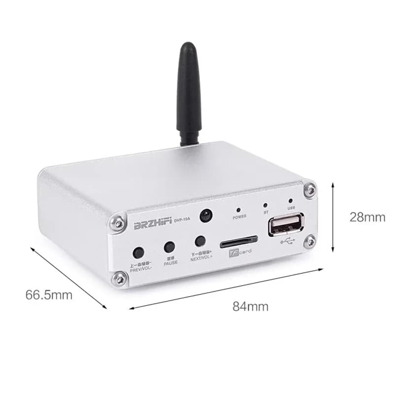 Lecteur Audio Audiophile ES9018K2M DAC U disque TF carte lecture sans perte lecteur de musique HIFI 