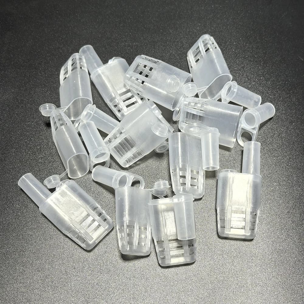 120 pièces abeille reine Cages Protection reine Wangtaipu abeille équipement en plastique blanc sécu