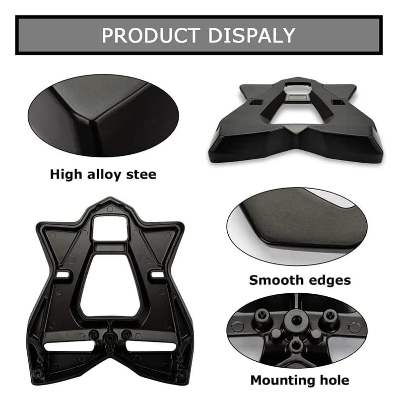 Bagage arrière de moto T1 Rainbow Bar Electrolux Top Mount, accessoire de plaque de support rapide p