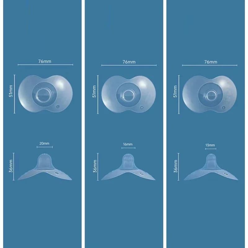 2 pièces Silicone allaitement mamelon protecteurs alimentation mère mamelon boucliers Protection cou