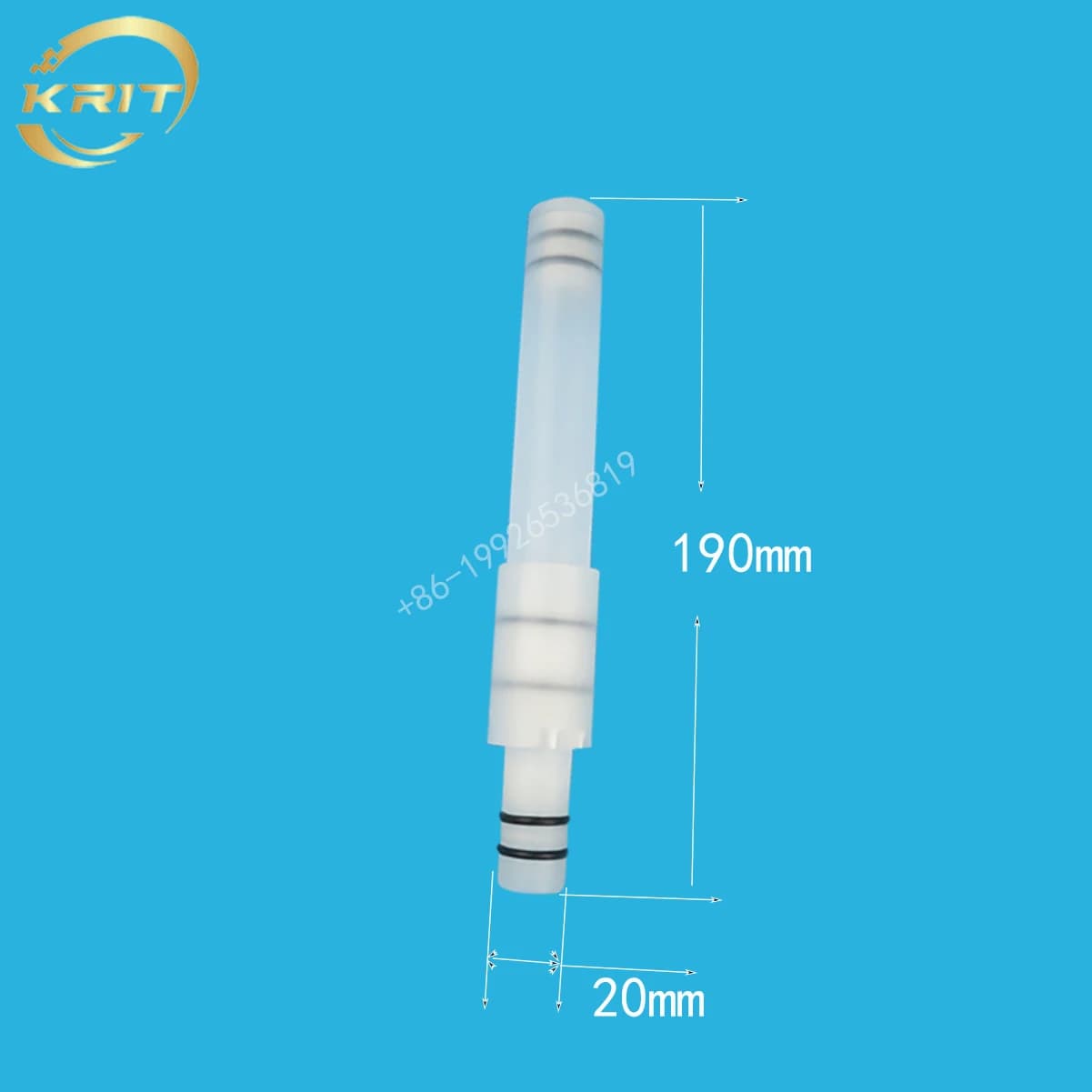 YKF VEVOR-Tubes de rechange pour machine à crème glacée, diamètre 20mm, 6 000 raccords d'origine, 2 