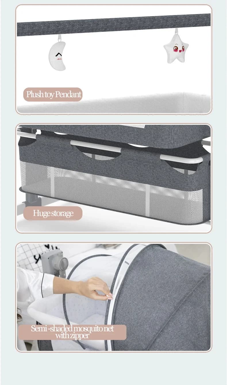 Berceaux pour bébé, berceau électrique pour nouveau-nés, couffin à bascule Portable avec balançoire 