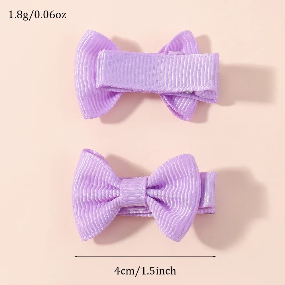 Mini pinces à cheveux pour bébés filles, 10 pièces/ensemble, couleur Dopamine, épingles à cheveux fa