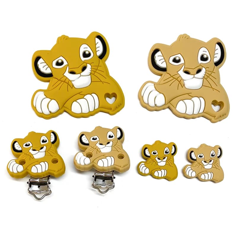 1/3/10 pièces le roi Lion Silicone attache-sucette porte-chaîne sucette Clips d'allaitement sans BPA