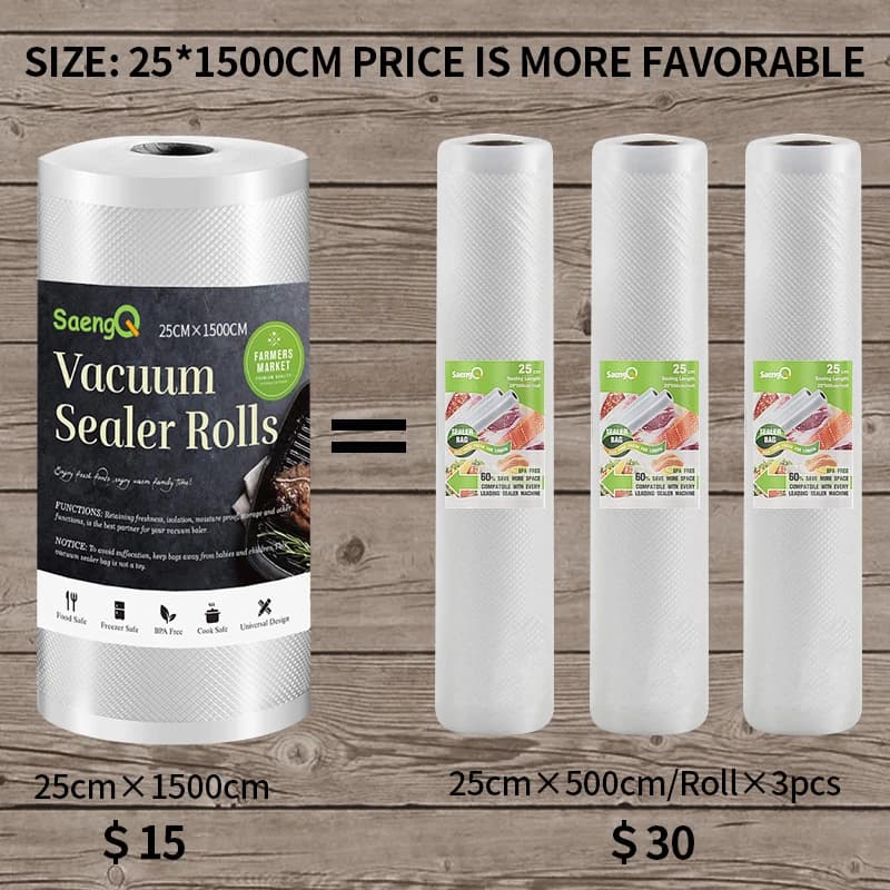 SaengQ – sac de scellage sous vide pour aliments de cuisine, sacs de rangement Sous Vide pour emball