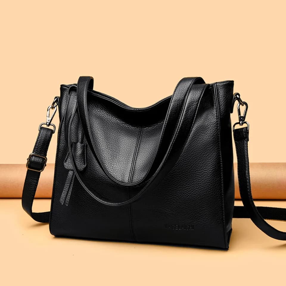 Véritable marque Top qualité en cuir Sac fourre-tout décontracté sacs à Main de luxe femmes sacs con