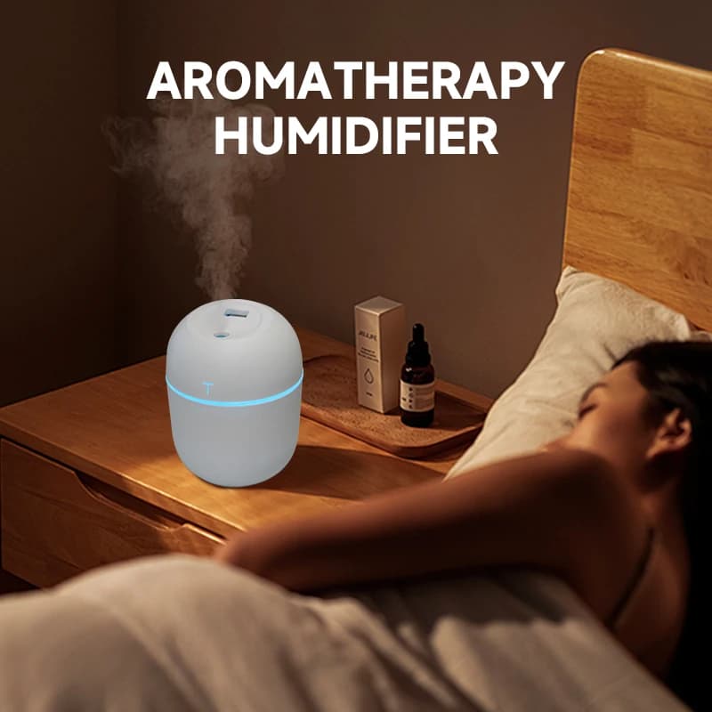 Diffuseur d'arôme USB 220ml, Mini diffuseur d'huile essentielle, humidificateur d'air ultrasonique s