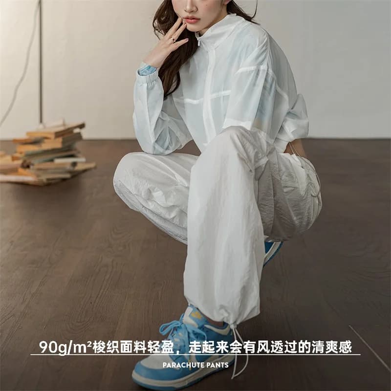 Maden-Pantalon cargo léger pour femme, pantalon décontracté, pantalon de survêtement respirant, mono