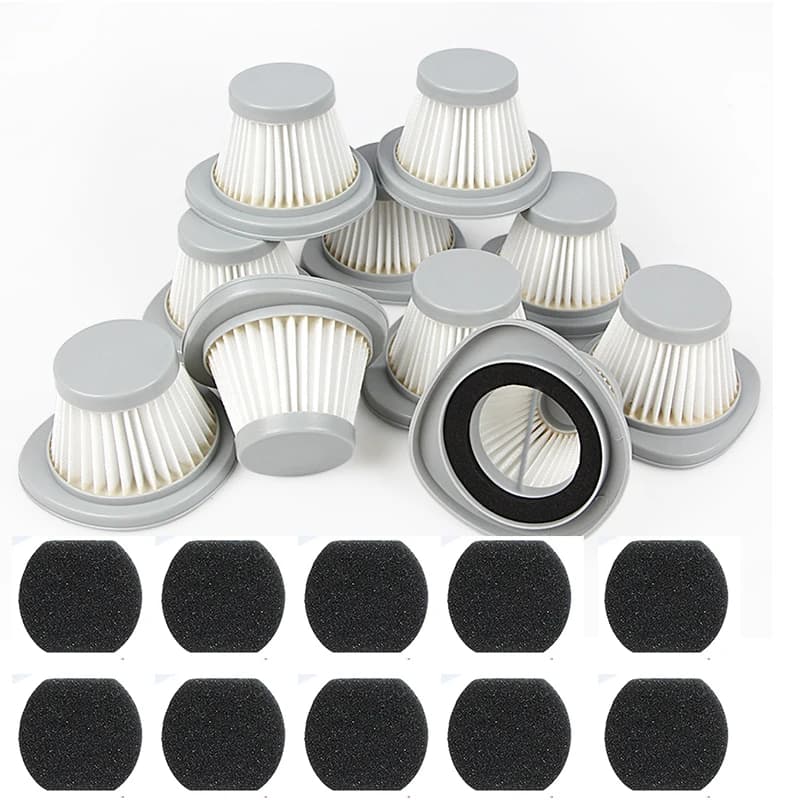 Pièces pour aspirateur Xiaomi Deerma DX118C / DX118M, 10 pièces/6 pièces/5 pièces/1 pièce, filtre HE