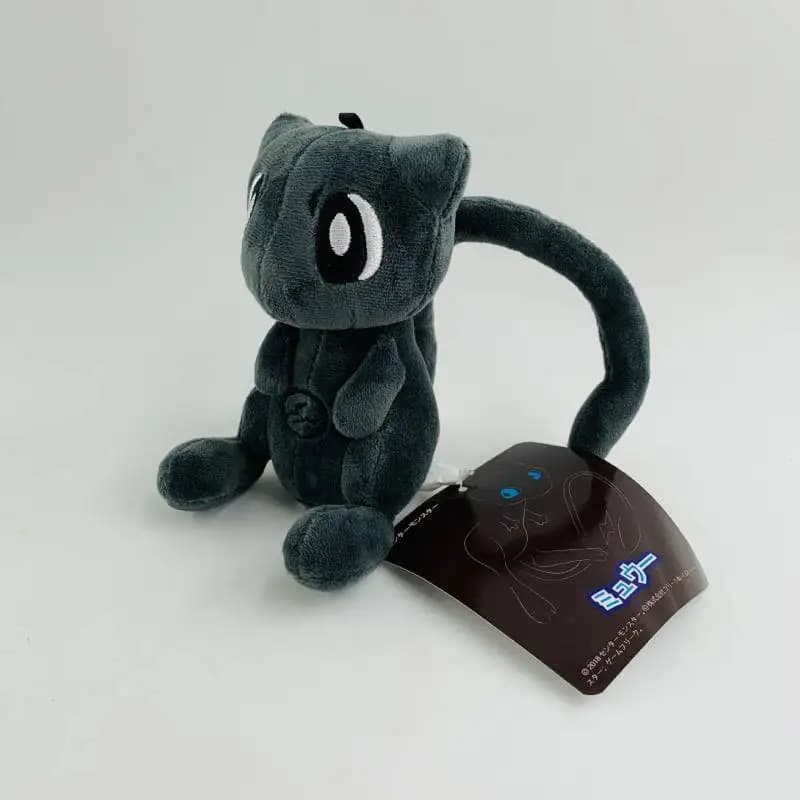 Porte-clés pokémon Mew en peluche noir 13CM, sac Pandent et décorations pour enfants, cadeau de noël