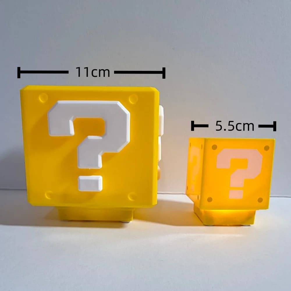 LED point d'interrogation veilleuse avec musique périphérique chambre lampe de chevet USB Rechargeab