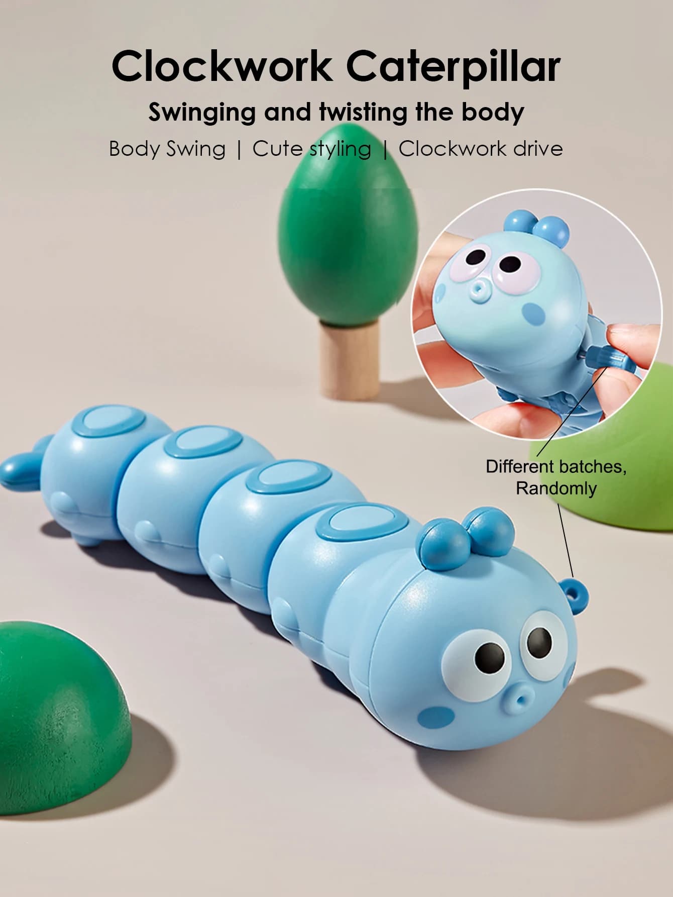 Jouets chenille à chaîne mignons et amusants pour enfants, jouet rampant, cadeau pour enfants, jouet