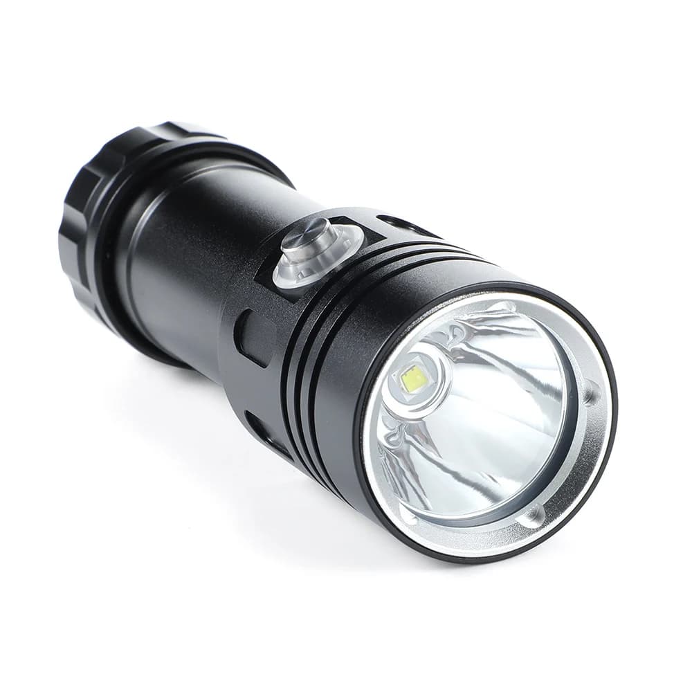 Ekaiou LED lampe de plongée 2000 Lumens L2 lampe de poche de plongée IP68 torche étanche par 26650 b