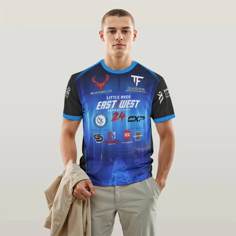 Maillot de combat de lutte sportive en plein air 2026 East vs West 24, vêtements d'entraînement de b