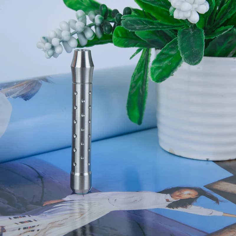 YAQI – manche de rasoir de sécurité en acier inoxydable, longueur 80mm, léger, 59g, outil de rasage 