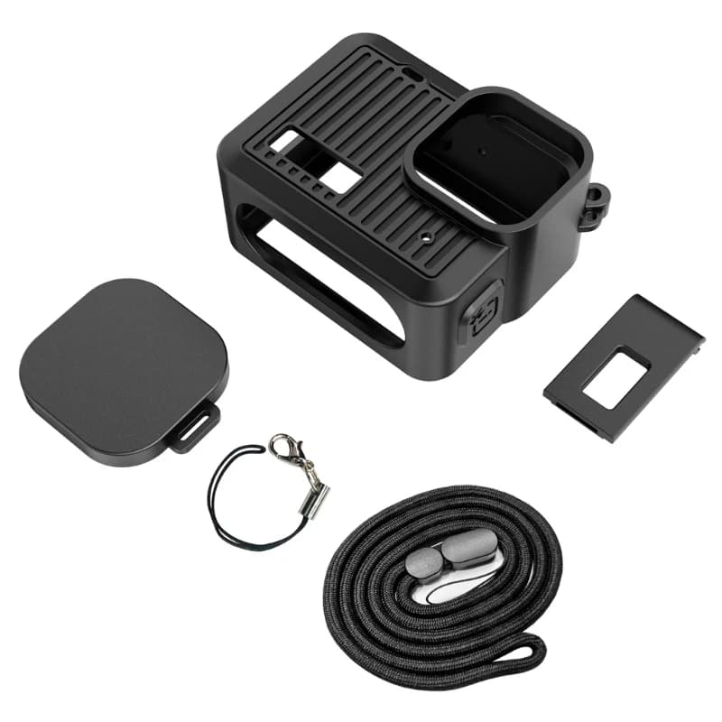 Étui de protection en silicone pour caméra d'action GoPro HERO 4K, idéal pour les aventures en plein