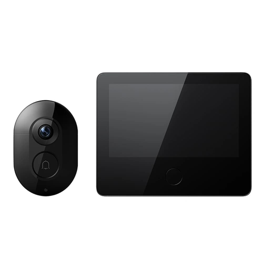 OG XIAOMI Smart Cat Eye 2 Caméra HD 3MP Vision Nocturne Infrarouge 940nm Interphone Sonnette HDR Écr