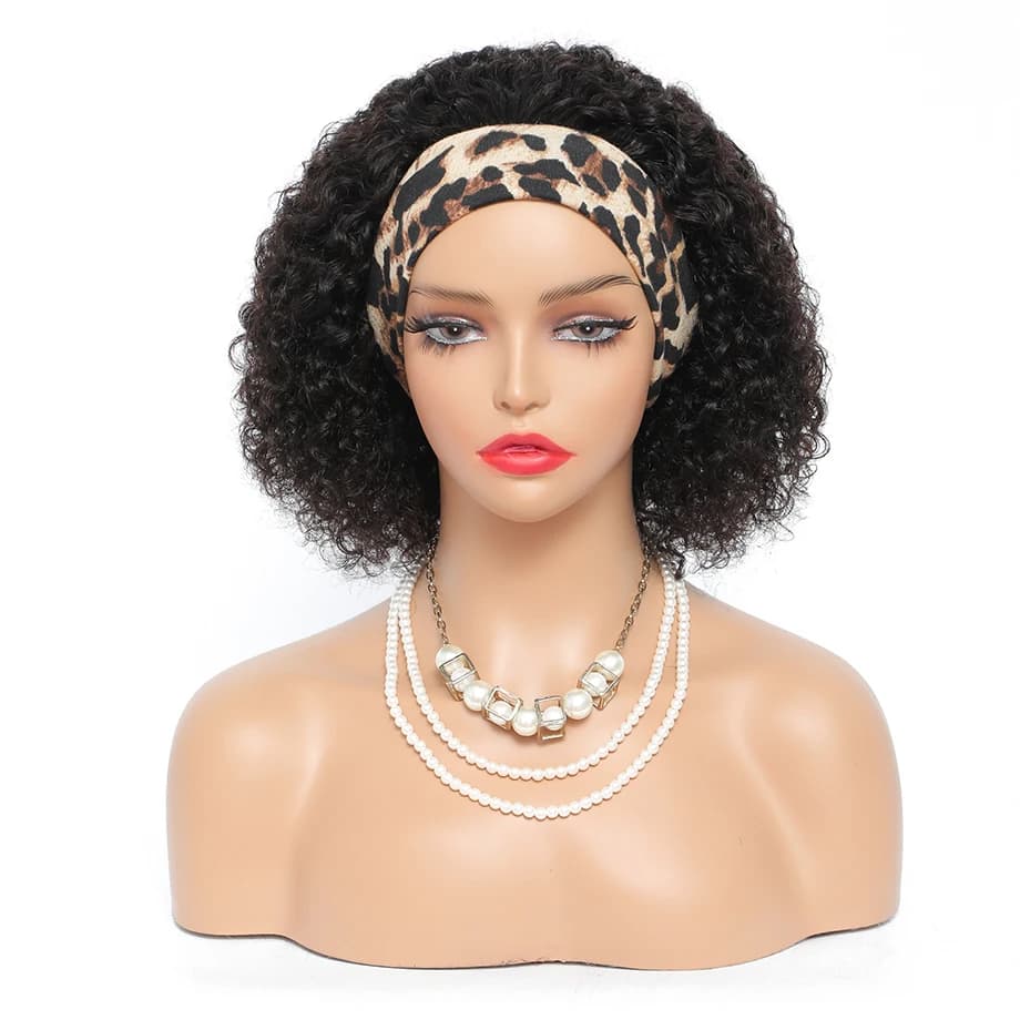 MYLOCKcloser-Perruque de cheveux humains bouclés crépus pour femme, perruques de bande de sauna, per