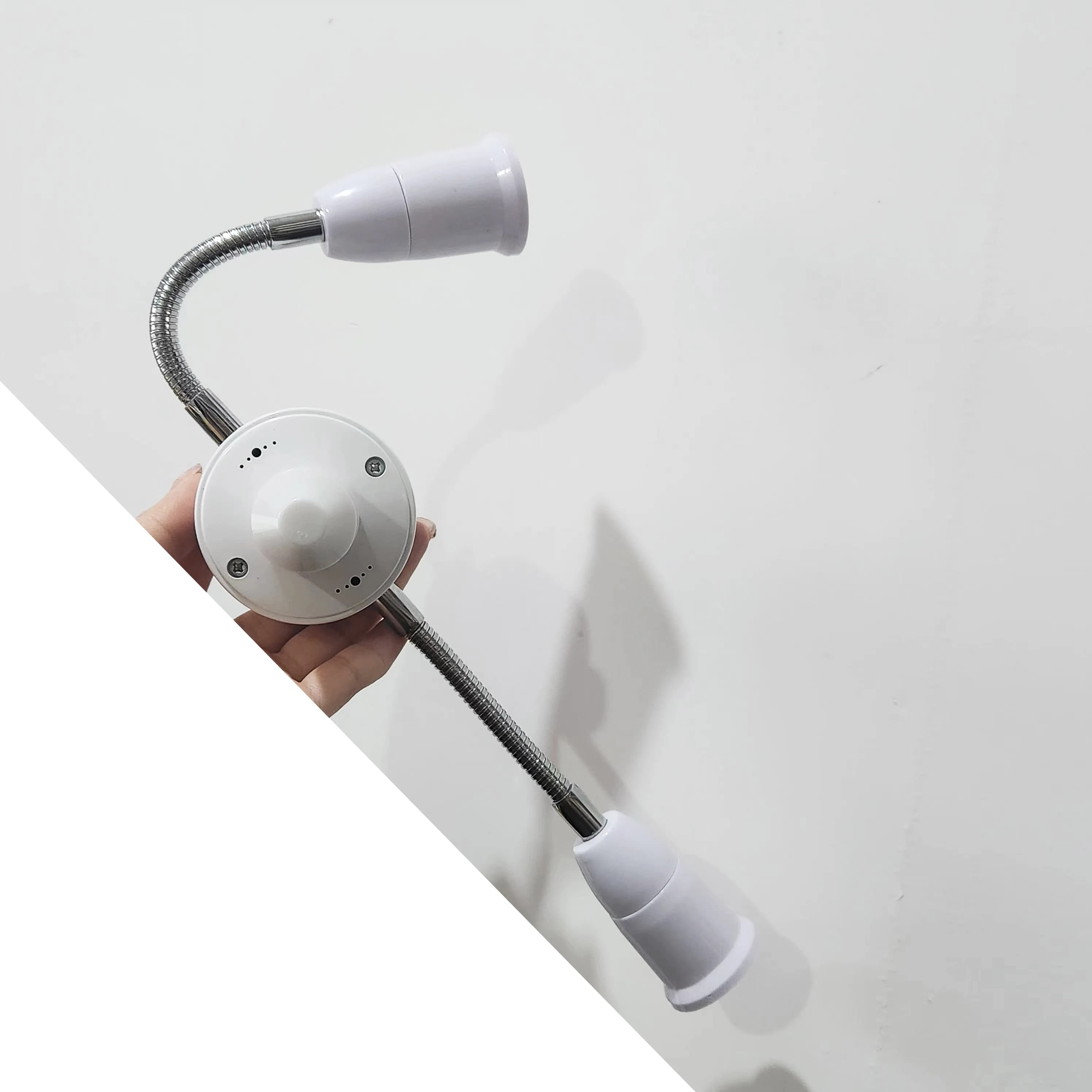 E27 multi tête tube flexible LED tête de lampe de conversion universelle double tête lampe étendue t