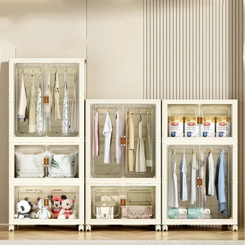 Grande boîte pliante, placard de rangement sans Installation, armoire pour enfants, maison, salon, c