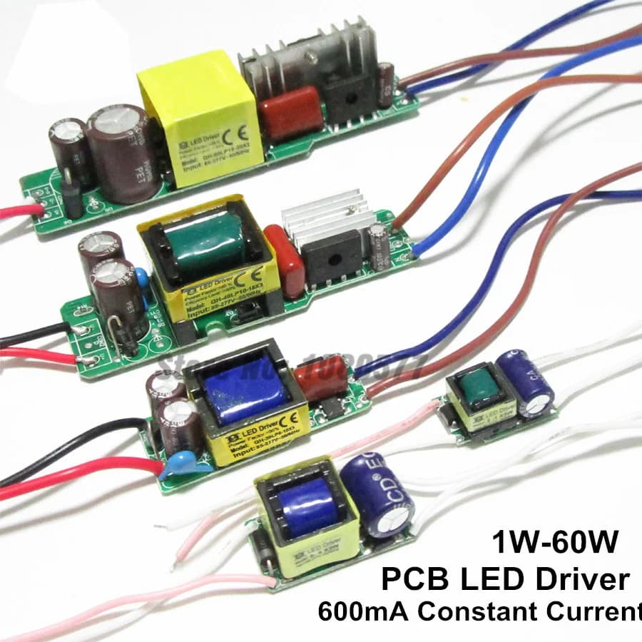 Puce d'adaptateur à courant constant IP67, pilote LED haute puissance, intérieur externe, 300MA, 450