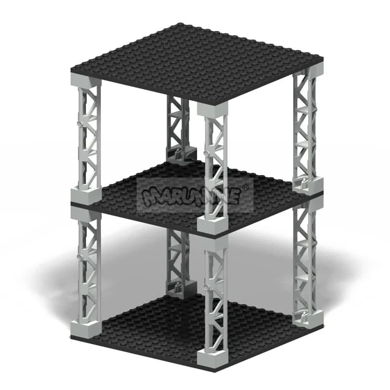 Marumine – blocs de Construction, plaque de Base Double face 16x16 91405, pièces à assembler, brique