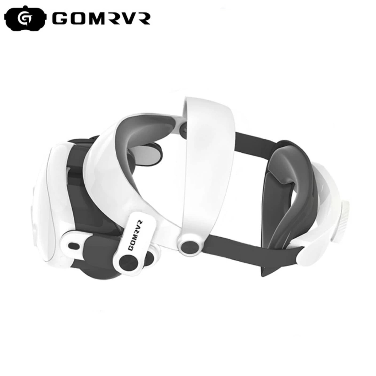 GOMRVR Sangle de tête compatible avec Meta Quest 3 Power Sangle de tête confortable et durable pour 
